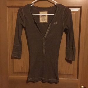 Brown Hollister Henley